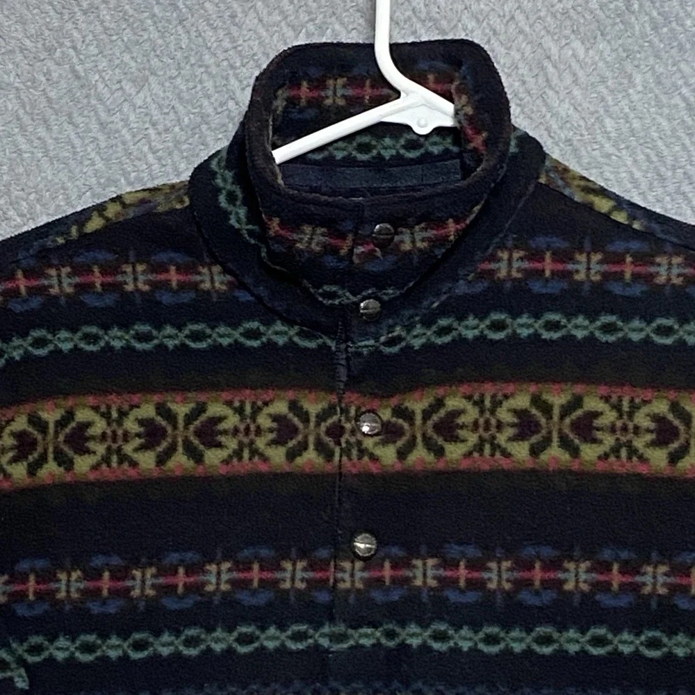 Ralph Lauren Southwestern Aztec Polo Mens S Small Fleece Pullover Sweater Jacket